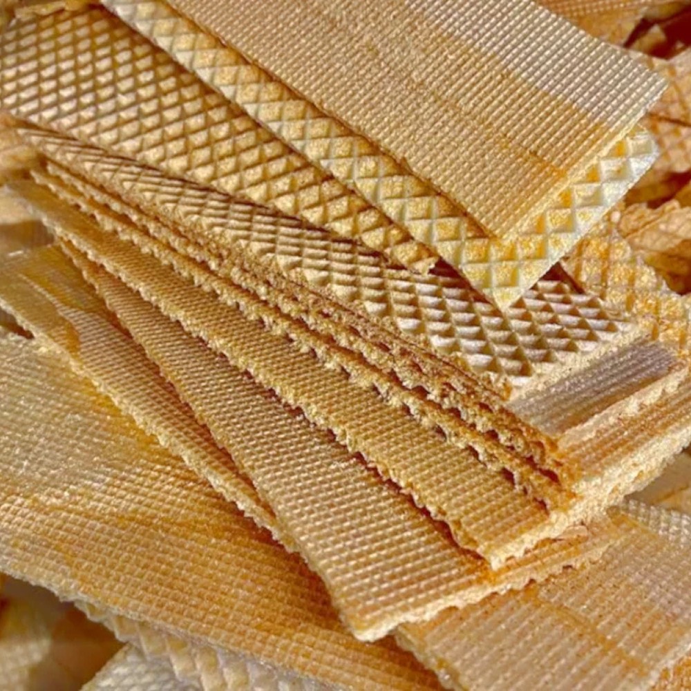 Wafle suche prostokątne pocięte